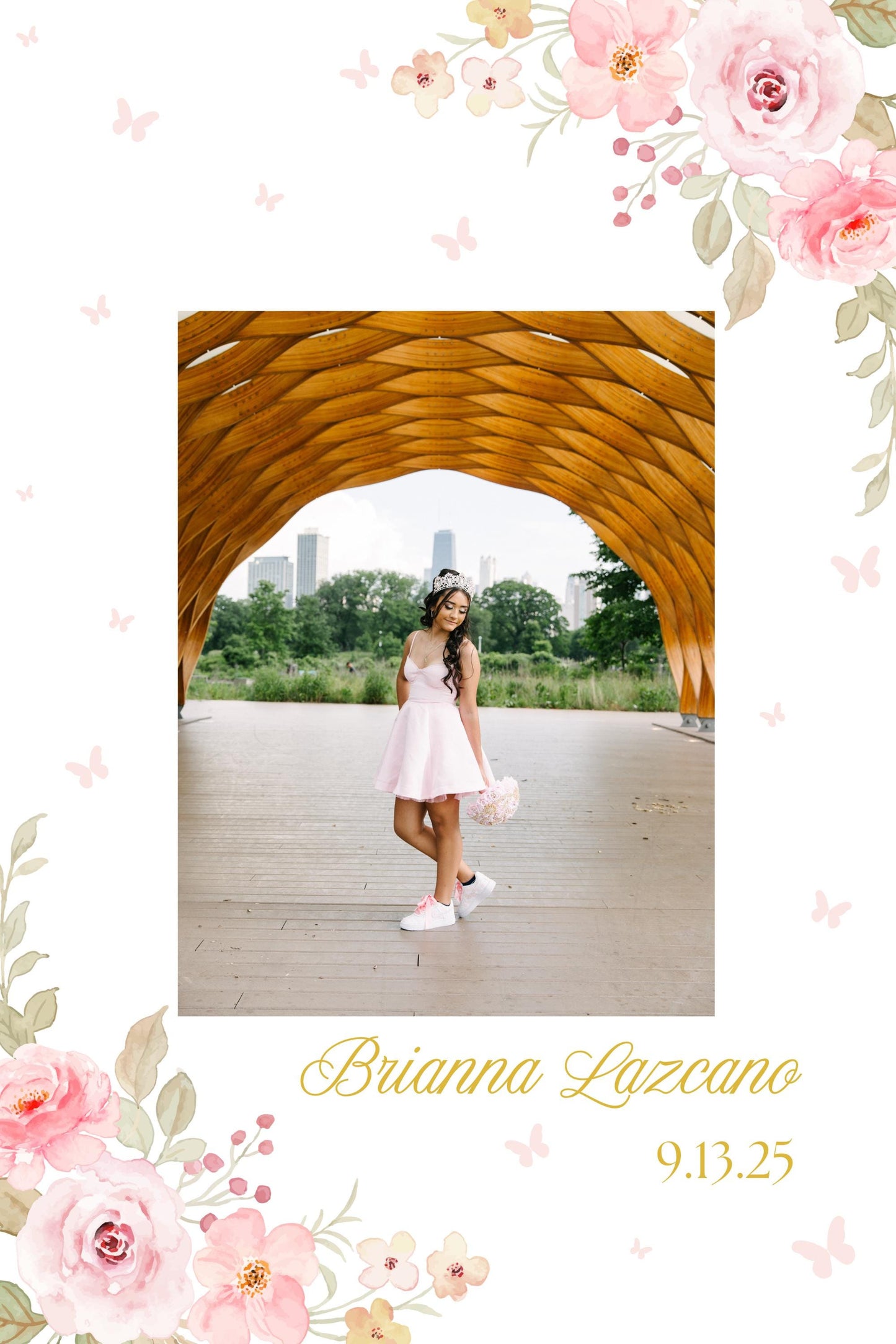 Quinceañera Welcome Sign with Picture, Welcome Acrylic Sign, Sweet 16 Welcome Sign, Welcome to my Quinceañera, Welcome to my sweet sixteen