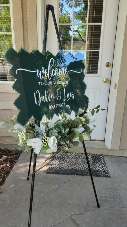 Welcome to our Wedding acrylic sign, wesding acrylic, welcome to our wedding acrylic sign, wedding must have, wedding planner, Wedding Decor
