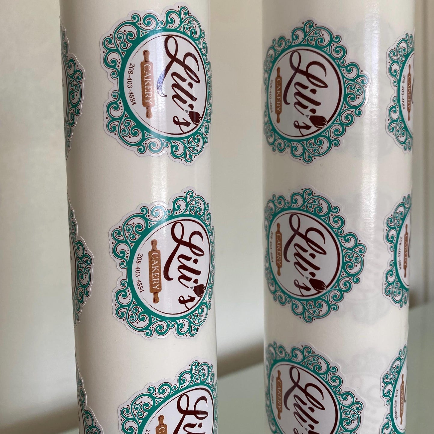 Custom sticker for business, custom sticker, stickers for coffe shops, Stickers for invitations, stickers for goodie bags, baker stickers