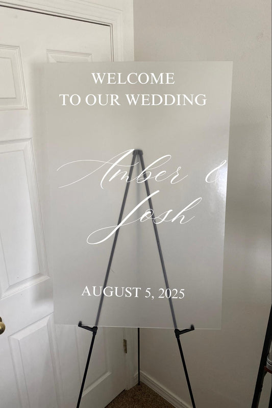 Wedding Welcome Sign, Welcome to our happily ever after sign, Welcome to our forever welcome sign, Welcome to our wedding