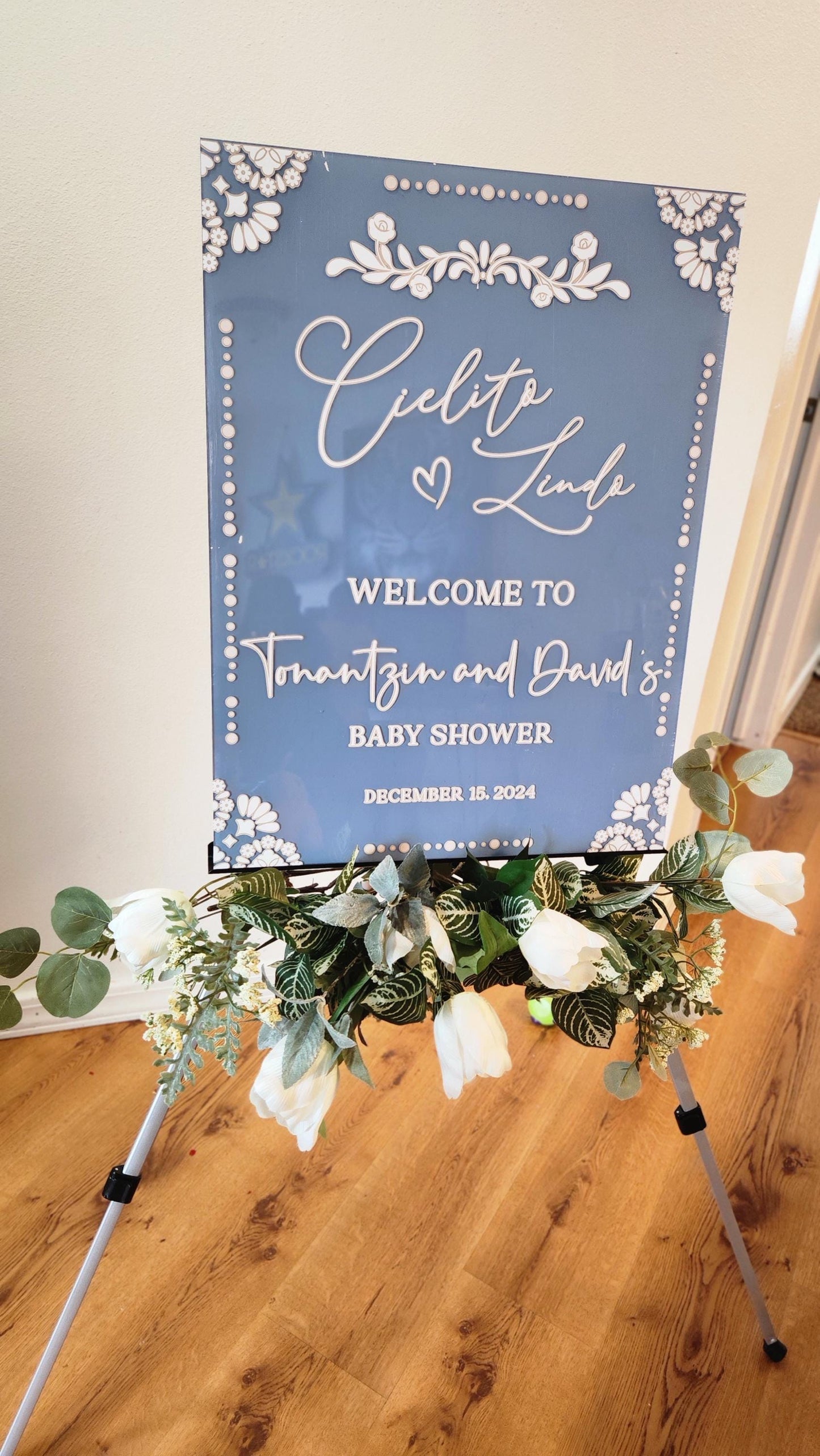 Cielito Lindo Welcome Sign, Baby shower welcome sign, Cielito lindo theme decorations, Babyshower Acrylic, Cielito lindo babyshower welcome