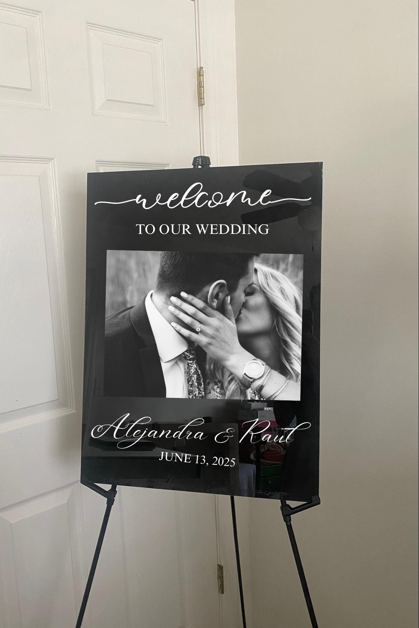 Wedding Welcome Sign, Welcome to our happily ever after sign, Welcome to our forever welcome sign, Acrylic wedding welcome sign